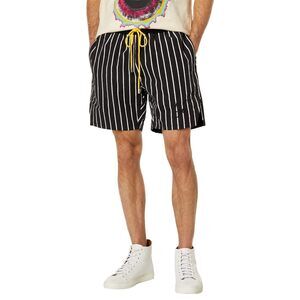 Diet Starts Monday Pinstripe Shorts Black Pin SM